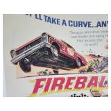 Movie Poster - Fireball 500 featuring Frankie Avalon, Annette Funicello, and Fabian