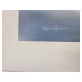 PRESS PROOF of Marian Anderson