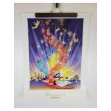 Walt Disney World "Where Magic Lives" Embossed Poster