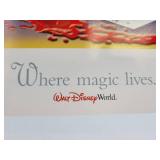 Walt Disney World "Where Magic Lives" Embossed Poster