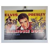 Movie Poster - Jailhouse Rock featuring Elvis Presley and Judy Tyler