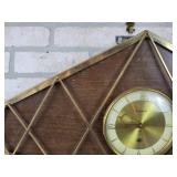 Mid Century Modern Clock by Forestville - Key Included