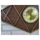 Mid Century Modern Clock by Forestville - Key Included
