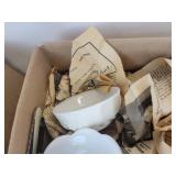 Lot of Vintage Treasures - Milk Glass, Mikasa Crystal Bowls, Avon Cape Cod, and More! NO SHIPPING