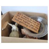 Lot of Vintage Treasures - Milk Glass, Mikasa Crystal Bowls, Avon Cape Cod, and More! NO SHIPPING