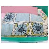 Lot of Vintage Textiles - Tablecloths, Sheets, and More - NO SHIPPING