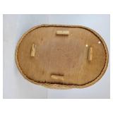 Unique Vintage Wicker Elephant Side Table - NO SHIPPING