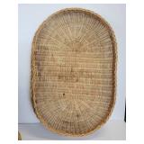 Unique Vintage Wicker Elephant Side Table - NO SHIPPING