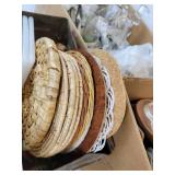 Lot of Vintage Treasures - Glassware, Trivets, Ammo Box, Trays, Assorted Home Décor - NO SHIPPING