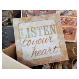 Lot of Vintage and Modern Home Décor Pieces - Glassware, Display Stands, Silver-Toned Serving Pieces, and More - NO SHIPPING