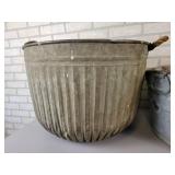 Pair of Galvanized Washtubs - NO SHIPPING