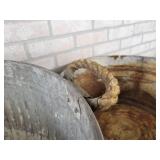Pair of Galvanized Washtubs - NO SHIPPING