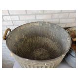 Pair of Galvanized Washtubs - NO SHIPPING