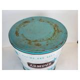 Vintage ARMOUR Kre-Mit 110# Vegetable Shortening Tin with Lid - NO SHIPPING
