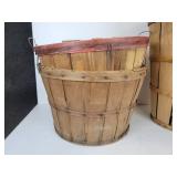 Lot of (4) Bushel Baskets - (2) tall, (2) short - NO SHIPPING