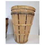 Lot of (4) Bushel Baskets - (2) tall, (2) short - NO SHIPPING