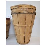 Lot of (4) Bushel Baskets - (2) tall, (2) short - NO SHIPPING