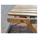 Vintage Roll Up Wood Camping Table - NO SHIPPING