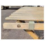 Vintage Roll Up Wood Camping Table - NO SHIPPING