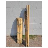 Vintage Roll Up Wood Camping Table - NO SHIPPING