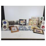 Large Collection of Sleepy Eye Collectible Prints, Ornaments, Booklets, Woven Blanket, and MORE! NO SHIPPING