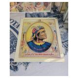 Large Collection of Sleepy Eye Collectible Prints, Ornaments, Booklets, Woven Blanket, and MORE! NO SHIPPING