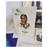 Large Collection of Sleepy Eye Collectible Photo Postcard Prints, Egg Crate Labels, Fans from 1997 Celebration, and More!