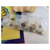 Large Collection of Sleepy Eye Collectible Photo Postcard Prints, Egg Crate Labels, Butter Wrappers, Enamel Pins, and More! NO SHIPPING