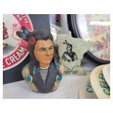 Large Collection of Sleepy Eye Collectible Photo Postcard Prints, Egg Crate Labels, Butter Wrappers, Enamel Pins, and More! NO SHIPPING