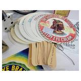 Large Collection of Sleepy Eye Collectible Photo Postcard Prints, Egg Crate Labels, Butter Wrappers, Enamel Pins, and More! NO SHIPPING