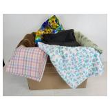 Box of Fabric - Cotton, Polyester, and More - NO SHIPPING