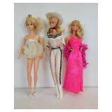 Lot of (3) Vintage Barbies