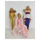 Lot of (2) Vintage Barbies and a Vintage Bionic Woman Doll