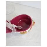 Oversized Wine Glass with High-Heeled Wine Bottle Holder and More