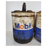 Pair of Mobil Oil Cans - NO SHIPPING