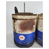 Pair of Mobil Oil Cans - NO SHIPPING