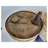 Pair of Mobil Oil Cans - NO SHIPPING