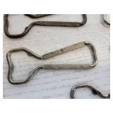 Lot of (7) Vintage Beer Bottle Openers from Minnesota Breweries - Hamm
