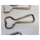 Lot of (7) Vintage Beer Bottle Openers from Minnesota Breweries - Hamm