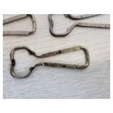 Lot of (7) Vintage Beer Bottle Openers from Minnesota Breweries - Hamm