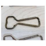 Lot of (7) Vintage Beer Bottle Openers from Minnesota Breweries - Hamm
