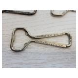 Lot of (7) Vintage Beer Bottle Openers from Minnesota Breweries - Hamm