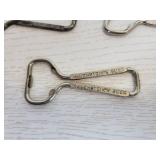 Lot of (7) Vintage Beer Bottle Openers from Minnesota Breweries - Hamm