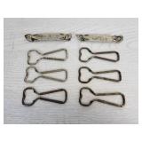 Lot of (8) Vintage Beer Bottle Openers from Minnesota Breweries - Hamm