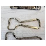 Lot of (8) Vintage Beer Bottle Openers from Minnesota Breweries - Hamm