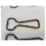 Lot of (8) Vintage Beer Bottle Openers from Minnesota Breweries - Hamm