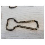 Lot of (8) Vintage Beer Bottle Openers from Minnesota Breweries - Hamm
