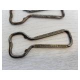 Lot of (8) Vintage Beer Bottle Openers from Minnesota Breweries - Hamm