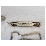 Lot of (8) Vintage Beer Bottle Openers from Minnesota Breweries - Hamm