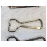 Lot of (8) Vintage Beer Bottle Openers from Minnesota Breweries - Hamm